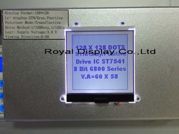 3.3V LCD van het voedingradertje Bestuurder van Modulestn de Positieve 128*128 Punten NT7541