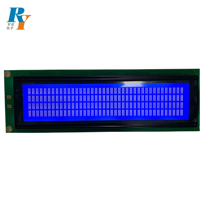 STN Blauwe monochroom 40x4 karakter LCD-displaymodule met LED-achterlicht