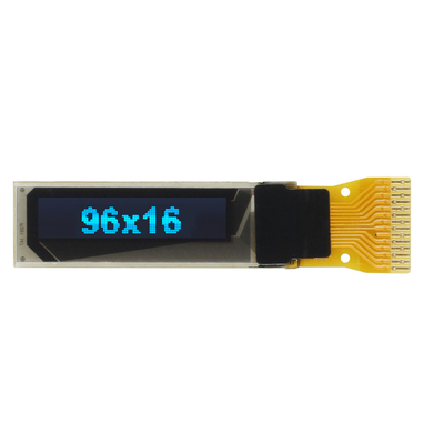 COG Monochroom Mini Size 0,69' OLED LCD Panel 96X16 Dots Display Module