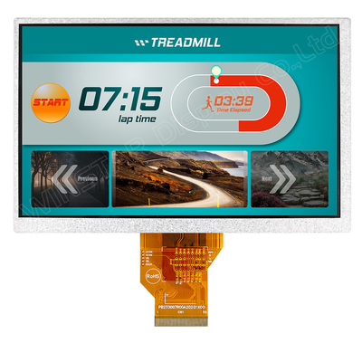 7' 800*RGB*480 TFT LCD-module wit transmisief 12H 16:9 met ST-5623D