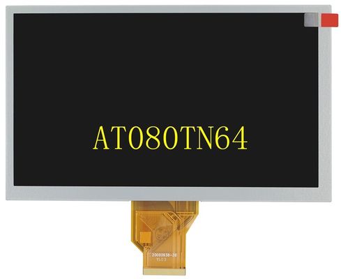 Originele AT080TN64 Innolux 50 Speld 8 Vertoning de“ van 800X3 (RGB) X480 TFT LCD