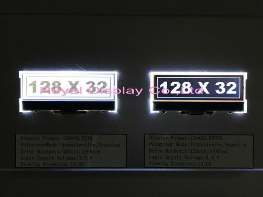 De populairste kleine lcd display128x32 Dots Drive IC ST7920 Capacitieve Grafische LCD Module past Mono aan