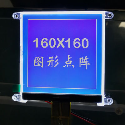 het Radertje Parallelle Mono Grafische LCD van 60mA FSTN Vertoning 160X160 3.3V FPC voor Detector