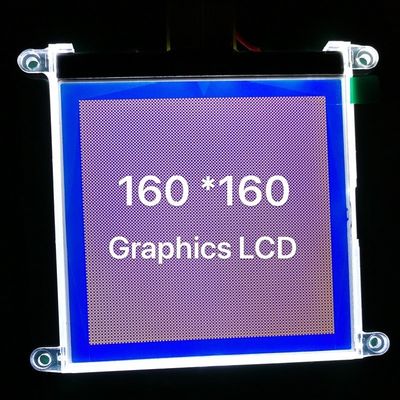Grafische LCD UC1698u het Radertjefstn DOT Matrix LCD Vertoning Blauwe ROHS ISO van 160*160 60mA