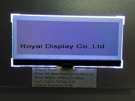 Positieve Transflective LCD de Vertoningsfpc FSTN Parallel van 192X64 UC1698