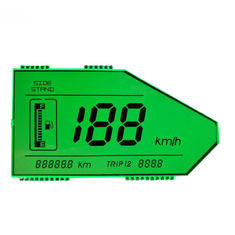 7 de Snelheidsmetertn LCD van de segmentmotorfiets Vertoning Transflective Positieve RY013