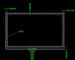 350cd/m2 4.3in het Weerstand biedende Aanrakingslcd Comité CDG8671-7.0 IPS LCD Scherm