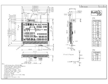 Kleine Lcd Comité Vertoning, Tft-Vertoningscomité STN Negatief LCD Type