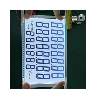 Aangepast 20-cijferig aangepast LCD-paneel Monochroom brandstofdispenser Lcd 7segment-display