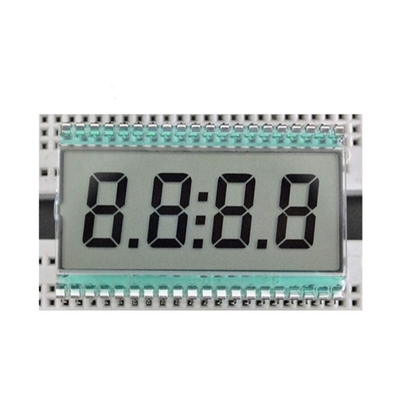 Douane 7 Segmentva TN STN LCD Zwart-wit Weerspiegelende LCD Vertoning met LCD Backlight