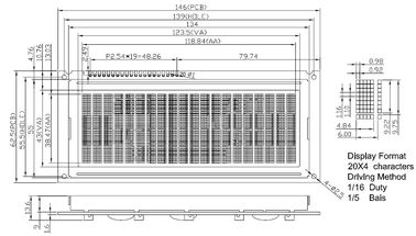 Naar maat gemaakte Karakterlcd Module voor Telefoon/Huisautomatisering