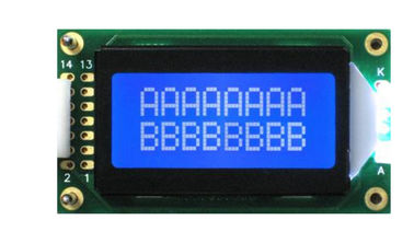 Professionele 8x2-Karakterlcd Witte LEIDENE van de Vertoningsmodule Backlight RYB0802A