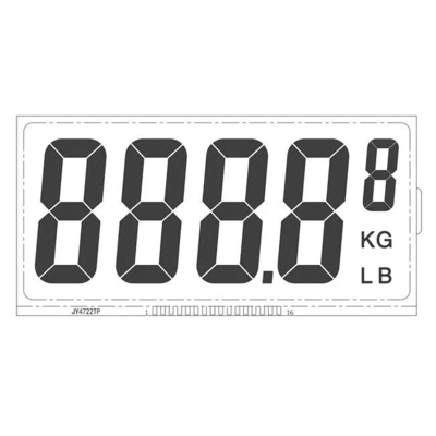 Alfanumerieke LCD van de 7 Segmentdouane Vertoningsi2c Interface voor Front Screen