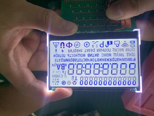 Numeriek monochroom digitaal aangepast LCD-scherm 7 segmenttype