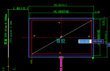 1.8“ - 21“ Diagonale Lcd Koninklijke het Potloodhardheid van de Touch screenmodule 3H