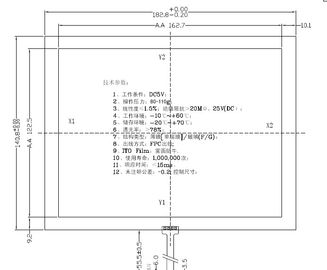CDG8671-7.0 4 het Comité van het Draad Weerstand biedende Touche screen Beschikbare OEM/ODM