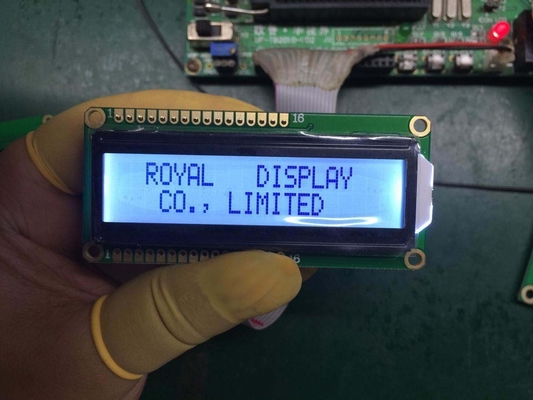 16x2 karakter 6 uur zicht richting LCD-paneel met Aip31066 Driver IC