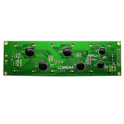 STN Blauwe monochroom 40x4 karakter LCD-displaymodule met LED-achterlicht
