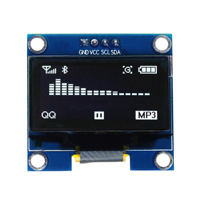 Hoge contrastkleur 0,96' OLED-displaymodule 128X64 Dots Matrix Screen