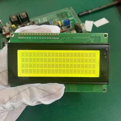 STN Gele Monochroom 20X4 karakter 16 pin LCD-module met LED-achterlicht
