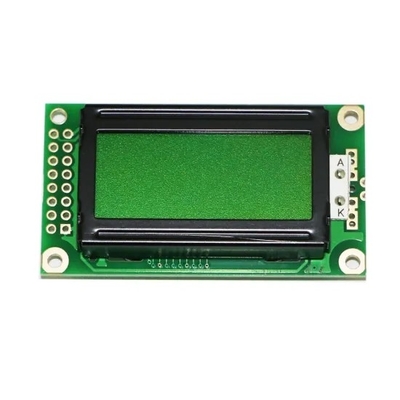 STN Transflective 0802 Character LCD Display Module Positieve Groene Monochroom
