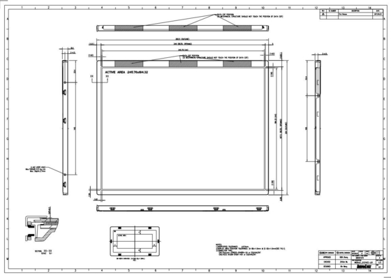 G121XCE-L01 12,1 inch Innolux TFT LCD-module 1024*RGB*768 262k/16.2M Kleurendisplay