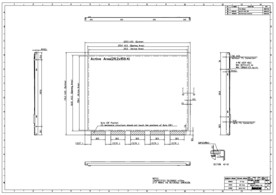 G104V1-T03 Innolux TFT LCD module 10,4 inch 640*480 RGB VGA 1500:1