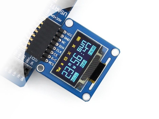 1.29'' 1.3' OLED LCD module 128*64 Monochroom Blauw Wide Temperature Free View