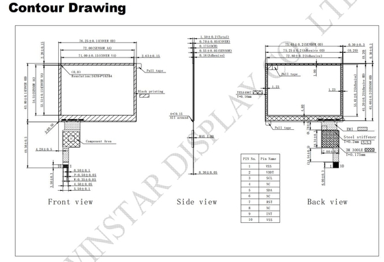 3.5'' Touch Panel Multi Touch COF CTP LLI2130 IC I2C Interface PCTP aanpasbaar