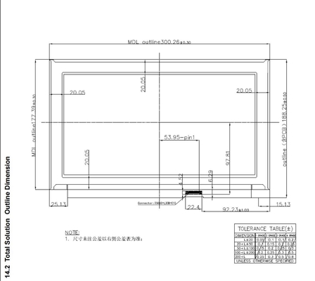 13.3'' TFT LCD-module Innolux 1920*1080 RGB High Contrast Notebook Display Wide View Monitor