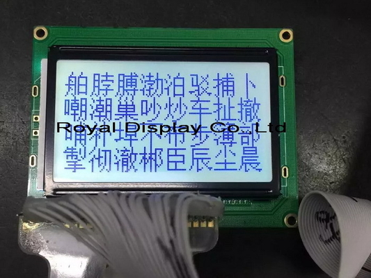 128*64 Grafische LCD-module met achtergrondverlichting met AT0107/AT0108 Driver 20 pin industriële display