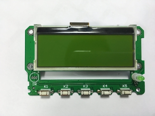 120*32 Grafische LCD-module Stn Positief Geel/Groen Transflectief Sbn1661 met achtergrondverlichting 6h