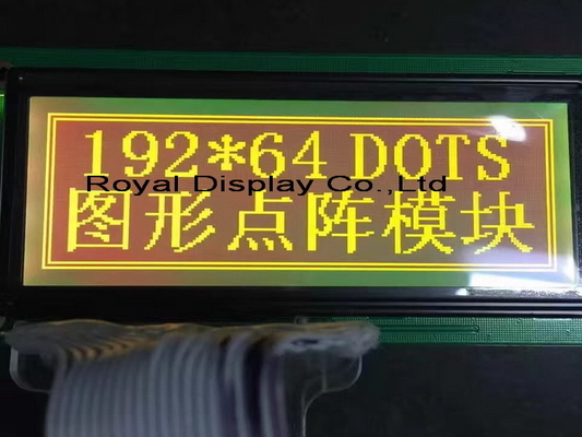 192*64 Grafische FSTN-LCD-module AT0107 met achtergrondverlichting breedtemperatuur industrieel scherm
