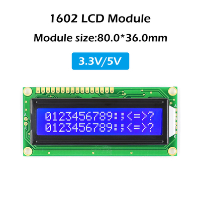 20*2 2002 Tekens LCD-module Grote grootte breedtemperatuur industrieel display
