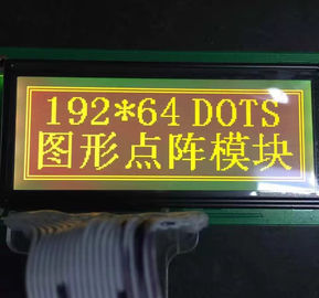 STN typt 192x64-Gele + Groene Kleur 19264 van de Resolutie Grafische LCD Module Punten