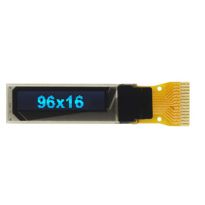 ODM/OEM 96x16DOTS 0,84 Duim 14 de Vertoningsmodule van Pin Monochrome Blue OLED