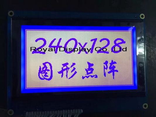 FSTN 75mA Backlight 240x128 stippelt MAÏSKOLFlcd Vertoningsmodule FFC met Witte Blacklight