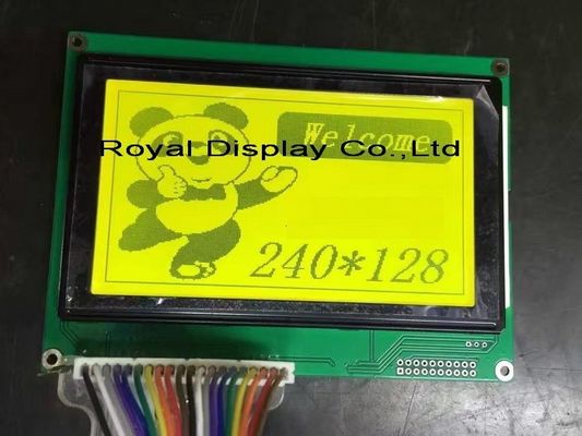 FSTN 75mA Backlight 240x128 stippelt MAÏSKOLFlcd Vertoningsmodule FFC met Witte Blacklight