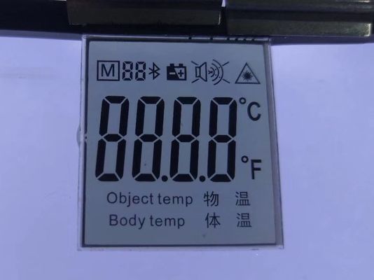 TN de Positieve Thermometer van 7 Segmentirl met van de de Vertoningsmodule van Blacklight LCD de Gestreepte Schakelaar