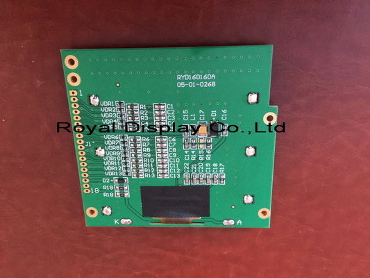 160160 die Monomaïskolf FPC Grafische LCD Vertoningsuc1698 Zwart-wit Lcd Vertoning solderen