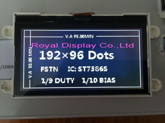 Parallelle Interface van de Stn de Grafische 192x64 Dots Mono LCD Module FSTN FFC