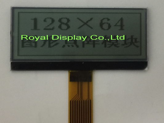 Van FSTN FFC 3V 128X64 Dots White/de Amber LEIDENE backlight Grafische LCD Vertoning van ST7565R voor POS