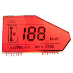 7 de Snelheidsmetertn LCD van de segmentmotorfiets Vertoning Transflective Positieve RY013