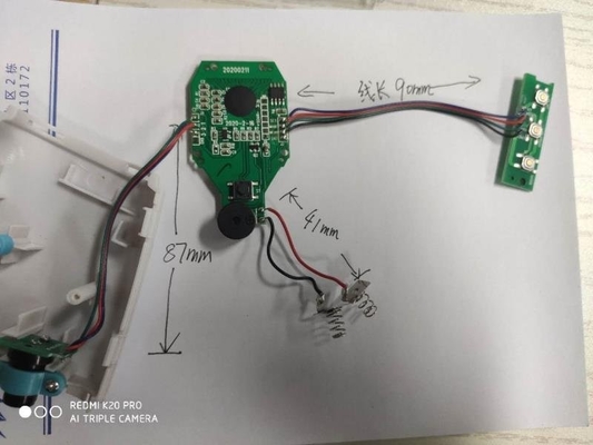 Douanelcd Vertoningscomité met Geleide Backlighting voor Voorhoofdthermometer