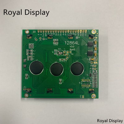 LCD van de de Vertonings Zwart-wit MAÏSKOLF van 128X64dots STN Geelgroene Grafische LCD Module