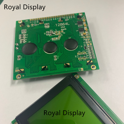 LCD van de de Vertonings Zwart-wit MAÏSKOLF van 128X64dots STN Geelgroene Grafische LCD Module