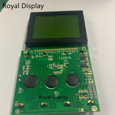 LCD van de de Vertonings Zwart-wit MAÏSKOLF van 128X64dots STN Geelgroene Grafische LCD Module