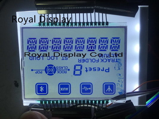 Aangepaste 7 Segment Grafische LCD Vertoning voor Radioverbindingenmateriaal