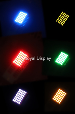 80mcd MAÏSKOLF 1.9mm HOOFD van DOT Matrix Display FSTN het Rode Uitzenden van Dia 5X7