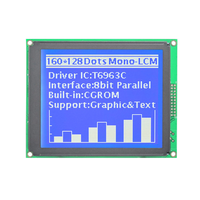 160x128 punten STN FSTN Grafisch COB T6963C Driver IC Lcd-displaymodule